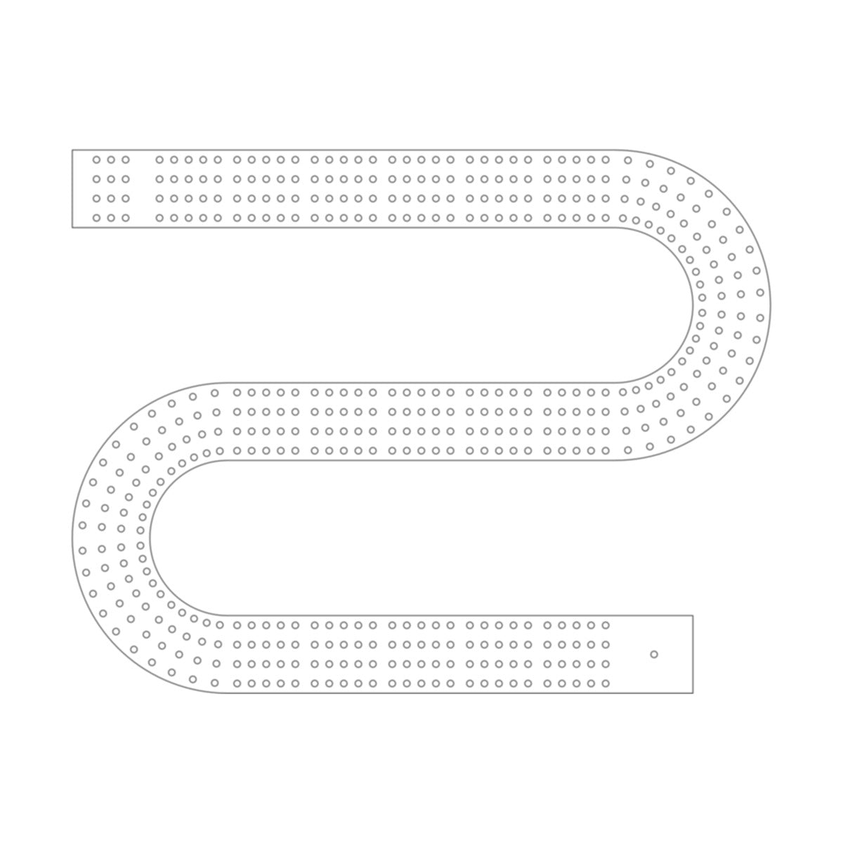 16 Cribbage Board Pattern / Template