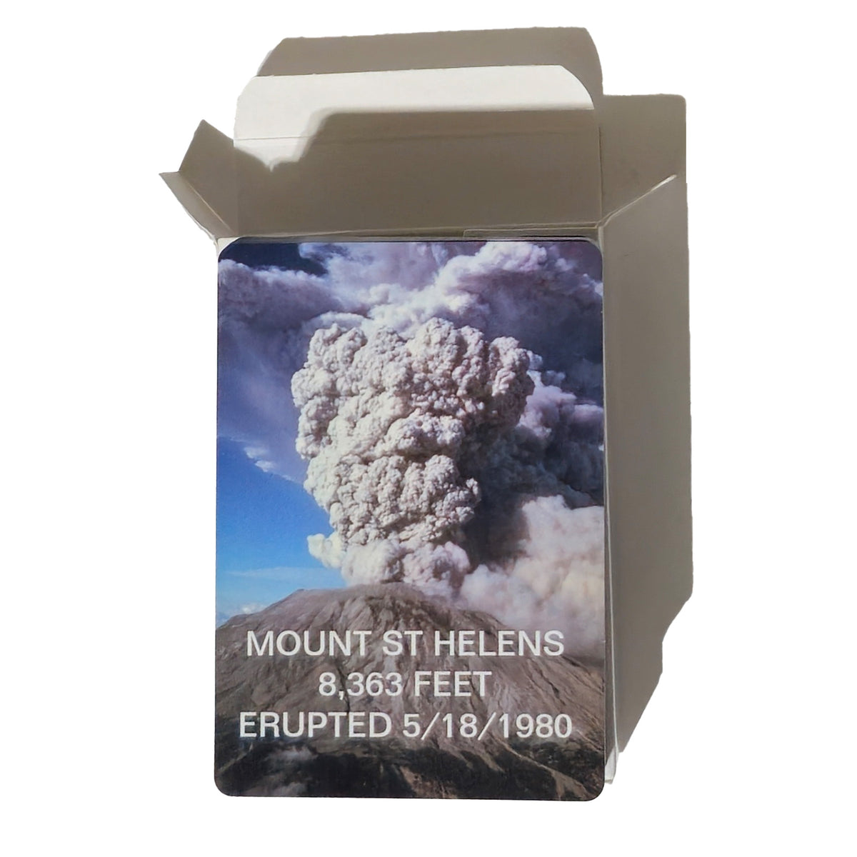 mount st helens playing cards