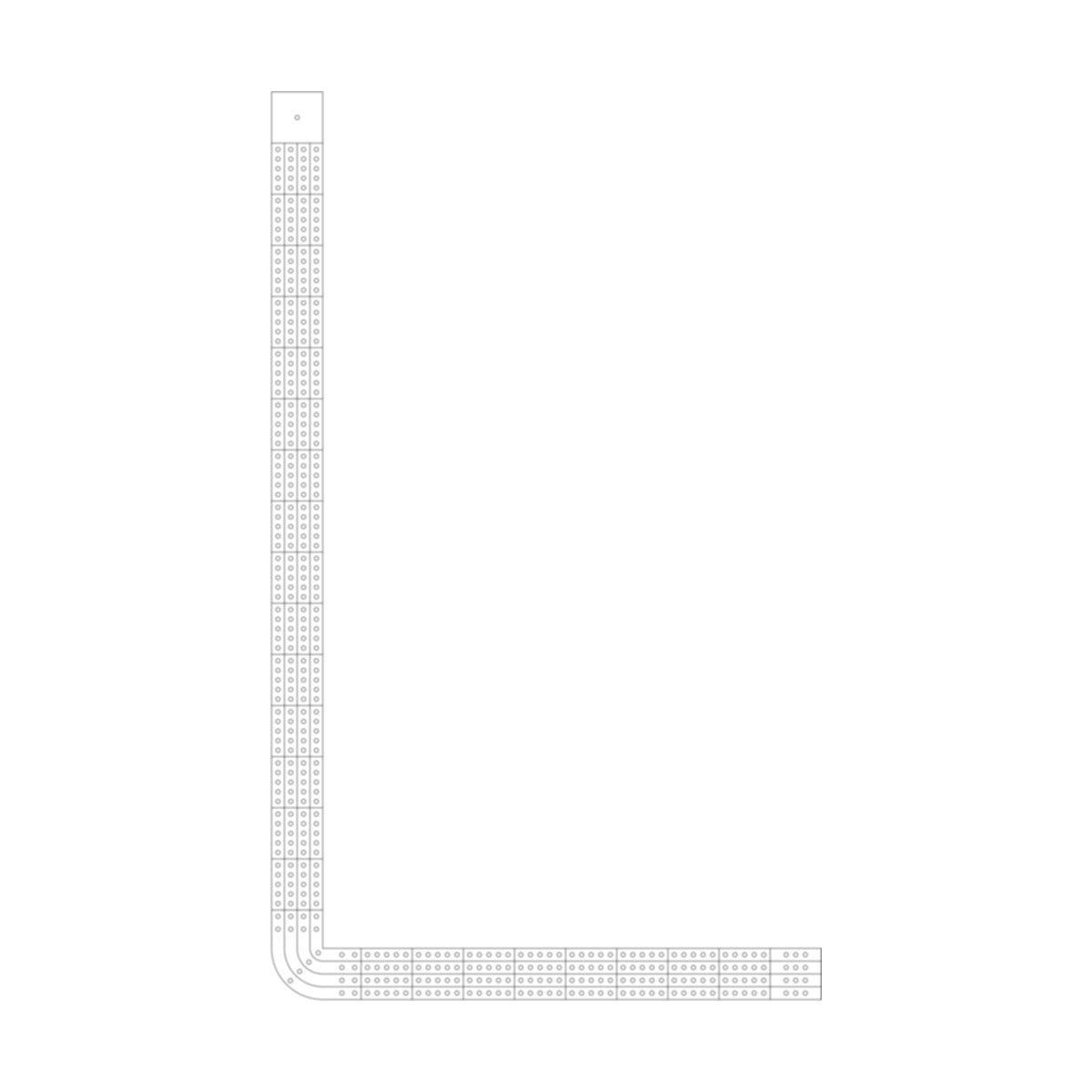 All Single Letter Cribbage Board Patterns From A to Z